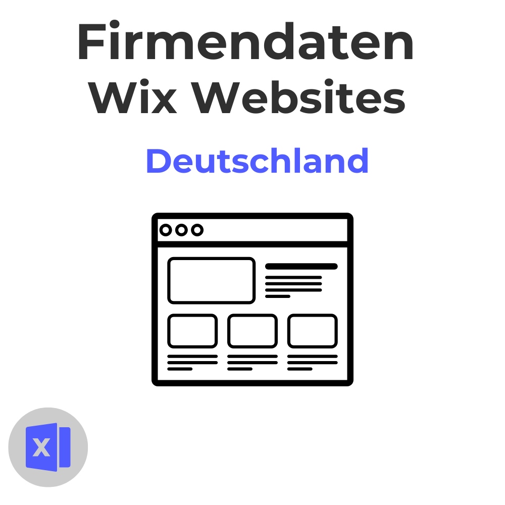 Wix Websites aus Deutschland Liste
